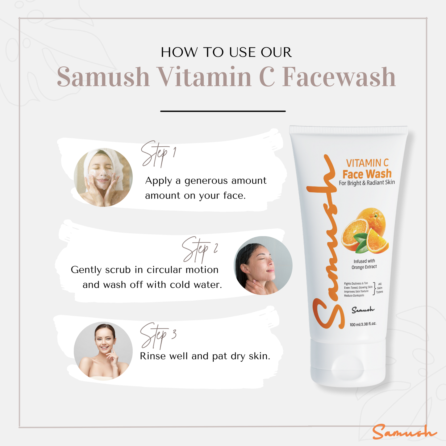 Samush Herbal Vitamin C Facewash