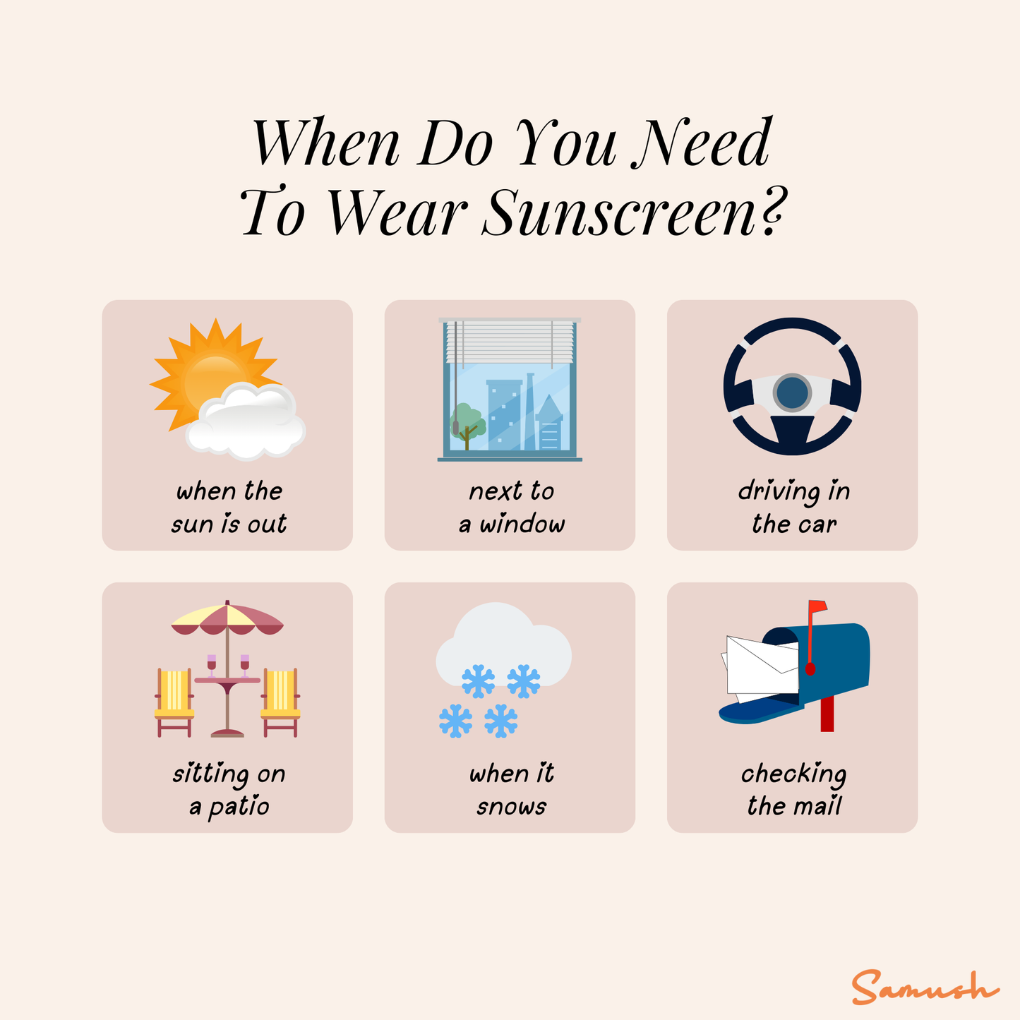 Samush Herbal Sunscreen SPF 50 PA++++